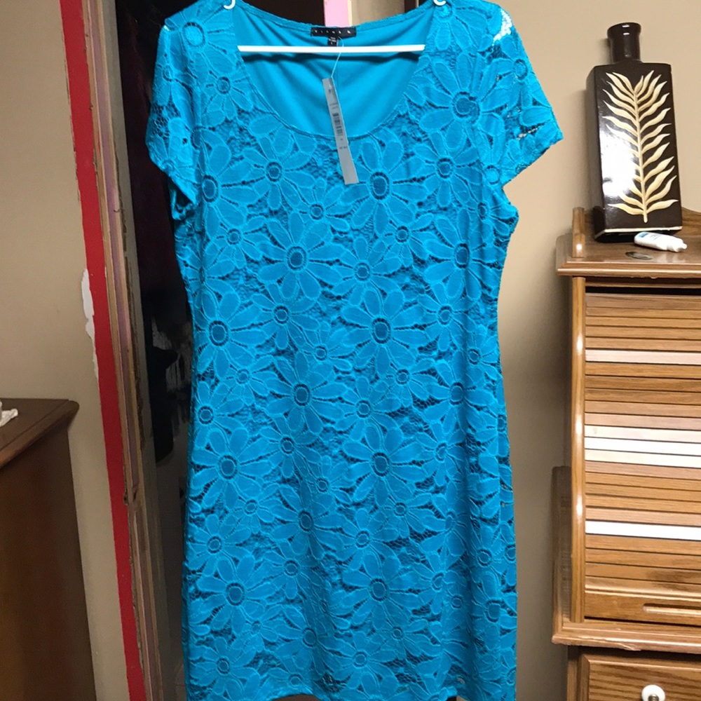 Teal dress NWT
